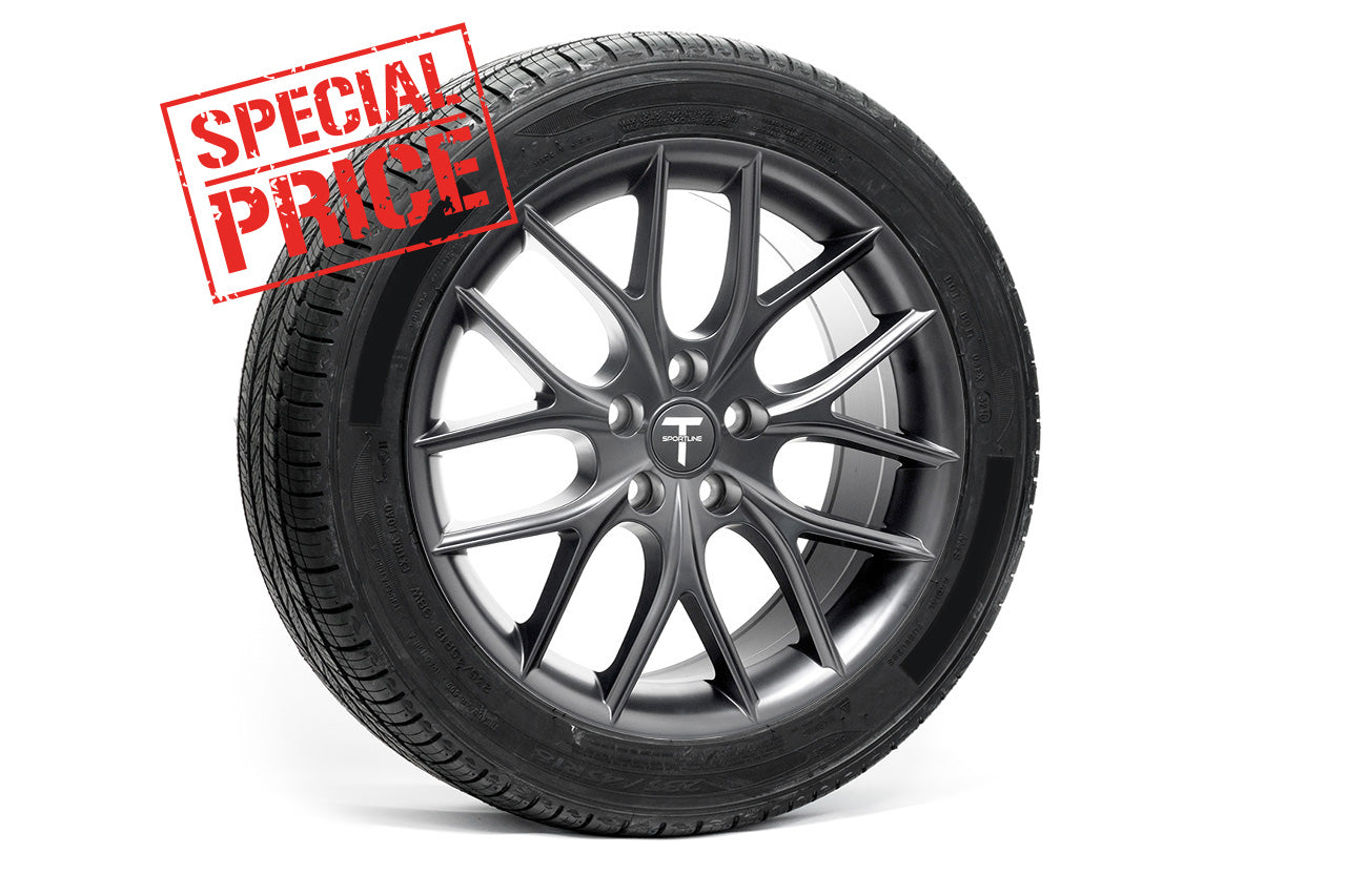 Tesla Model Y TSR 18" Wheel and Tire Package (Set of 4) Open Box Special!