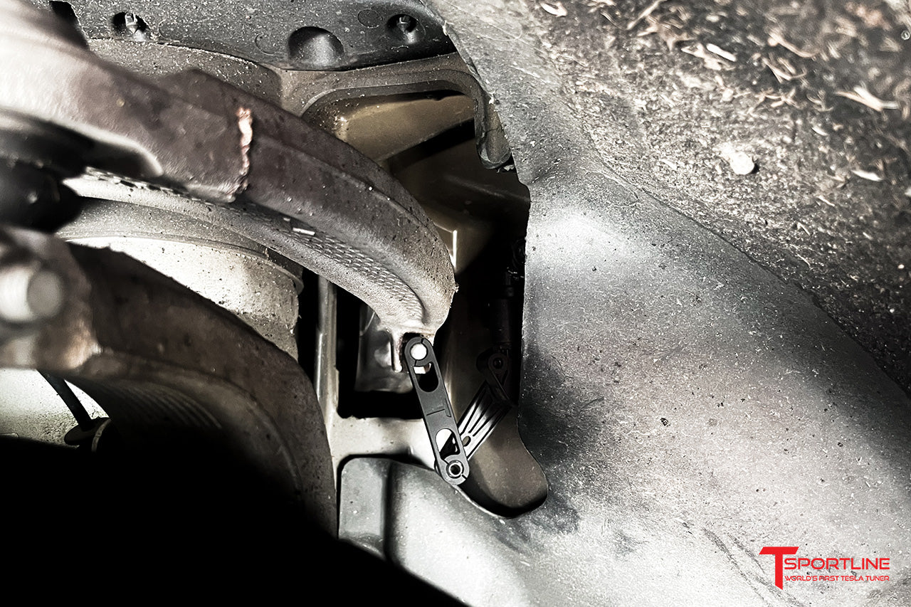 Tesla Model S Plaid / Long Range Air Suspension Lowering Links - Fixed Length & Injection Molded