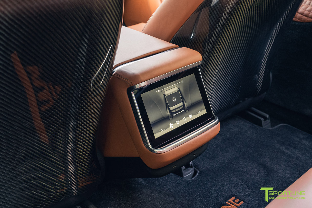 Custom Build - 2021 Tesla Model S Plaid with Bentley Saddle Interior & Inozetek Chalk Gray Color Wrap