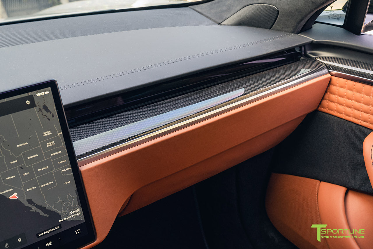 Custom Build - 2021 Tesla Model S Plaid with Bentley Saddle Interior & Inozetek Chalk Gray Color Wrap