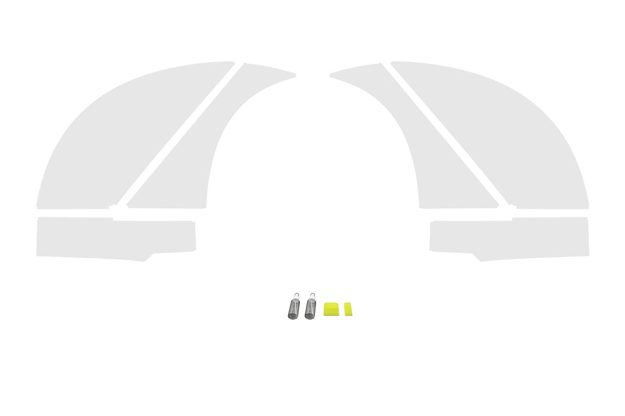 Tesla Model S (2021+) DIY Paint Protection Film (PPF) Kit for Rear Quarter Panels / Doors