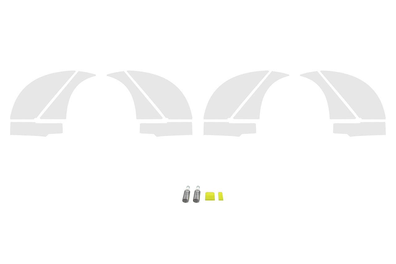 Tesla Model S (2021+) DIY Paint Protection Film (PPF) Kit for Rear Quarter Panels / Doors