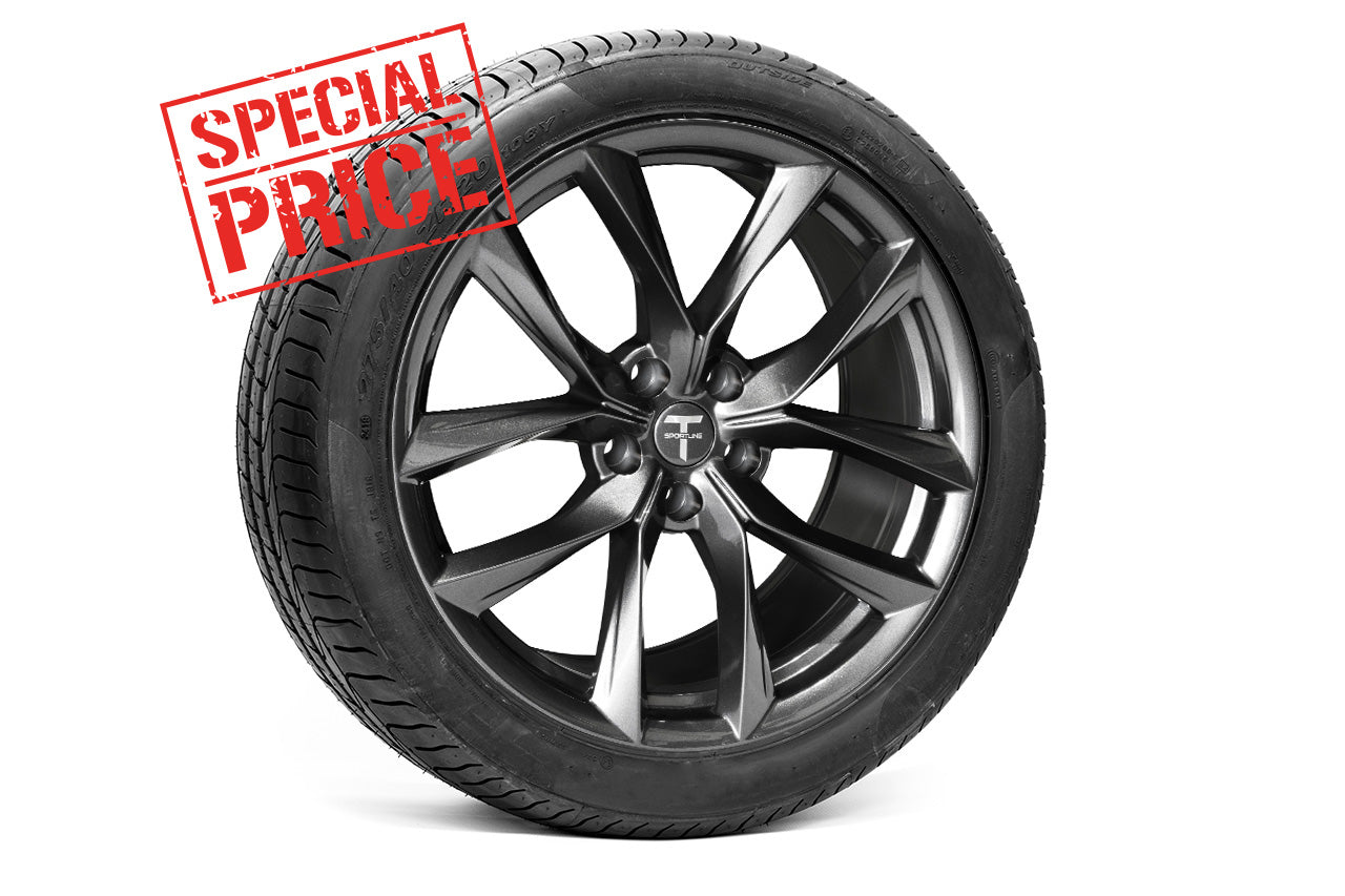 Tesla Model S Long Range & Plaid TSS 20" Wheel and Tire Package (Set of 4) Open Box Special!