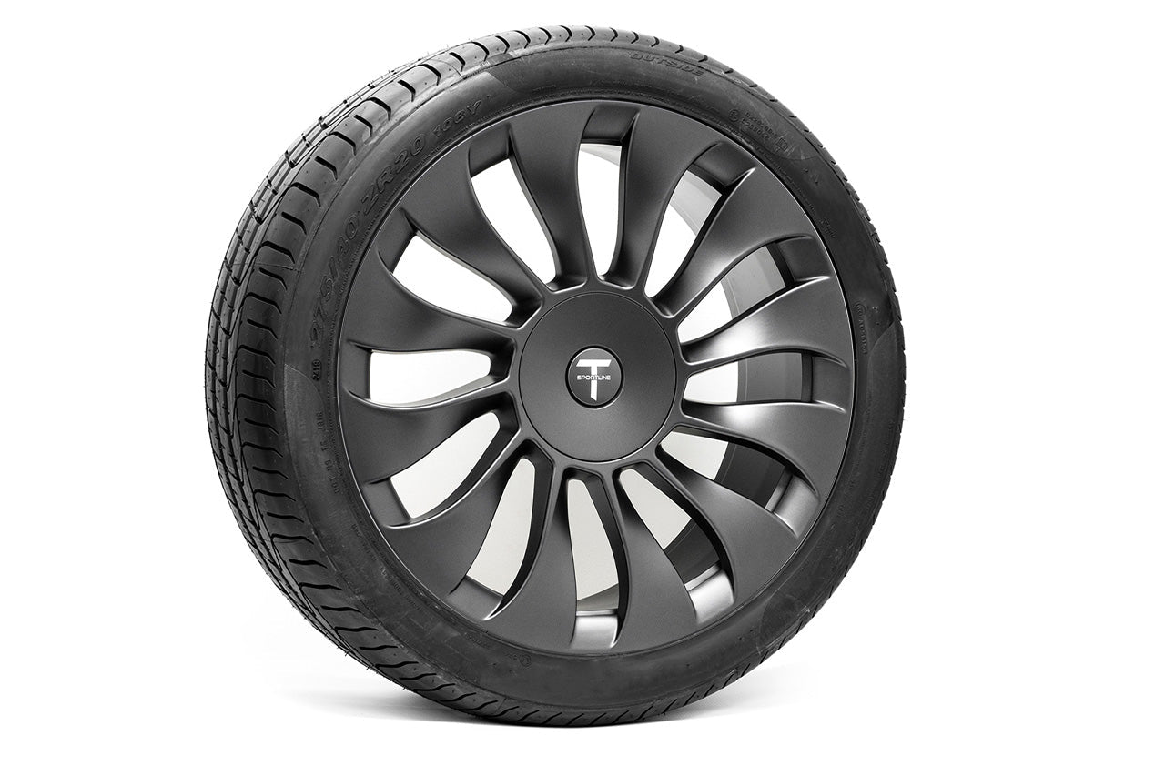 Tesla Model S Long Range & Plaid TSV 20" Wheel and Tire Package (Set of 4) Open Box Special!