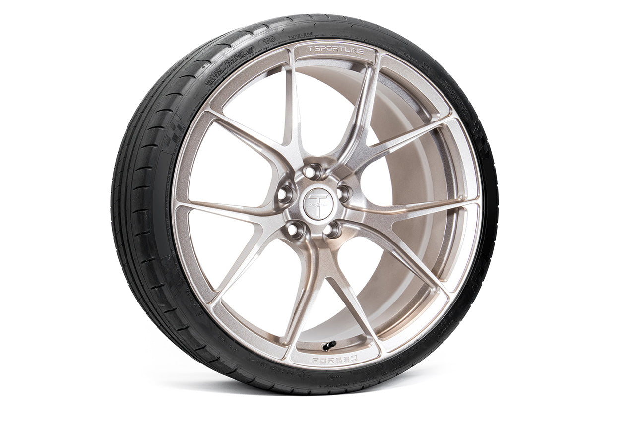 TS115 21" Tesla Model S Long Range & Plaid Wheel and Tire Package (Set of 4)