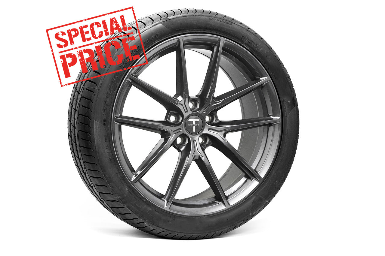 Tesla Model S Long Range & Plaid TSF 20" Wheel and Tire Package (Set of 4) Open Box Special!