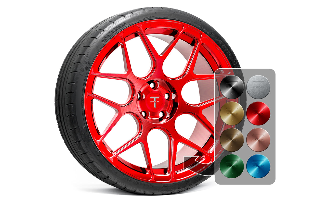 TS117 21" Tesla Model S Long Range & Plaid Wheel and Tire Package (Set of 4)