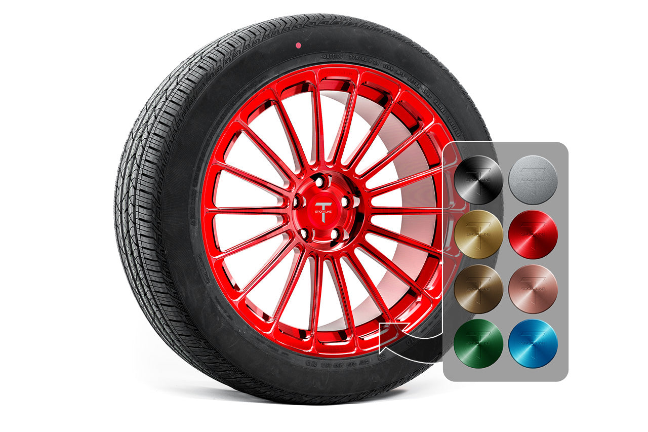 MX118 20" Tesla Model X Long Range & Plaid Wheel And Tire Package (Set of 4)