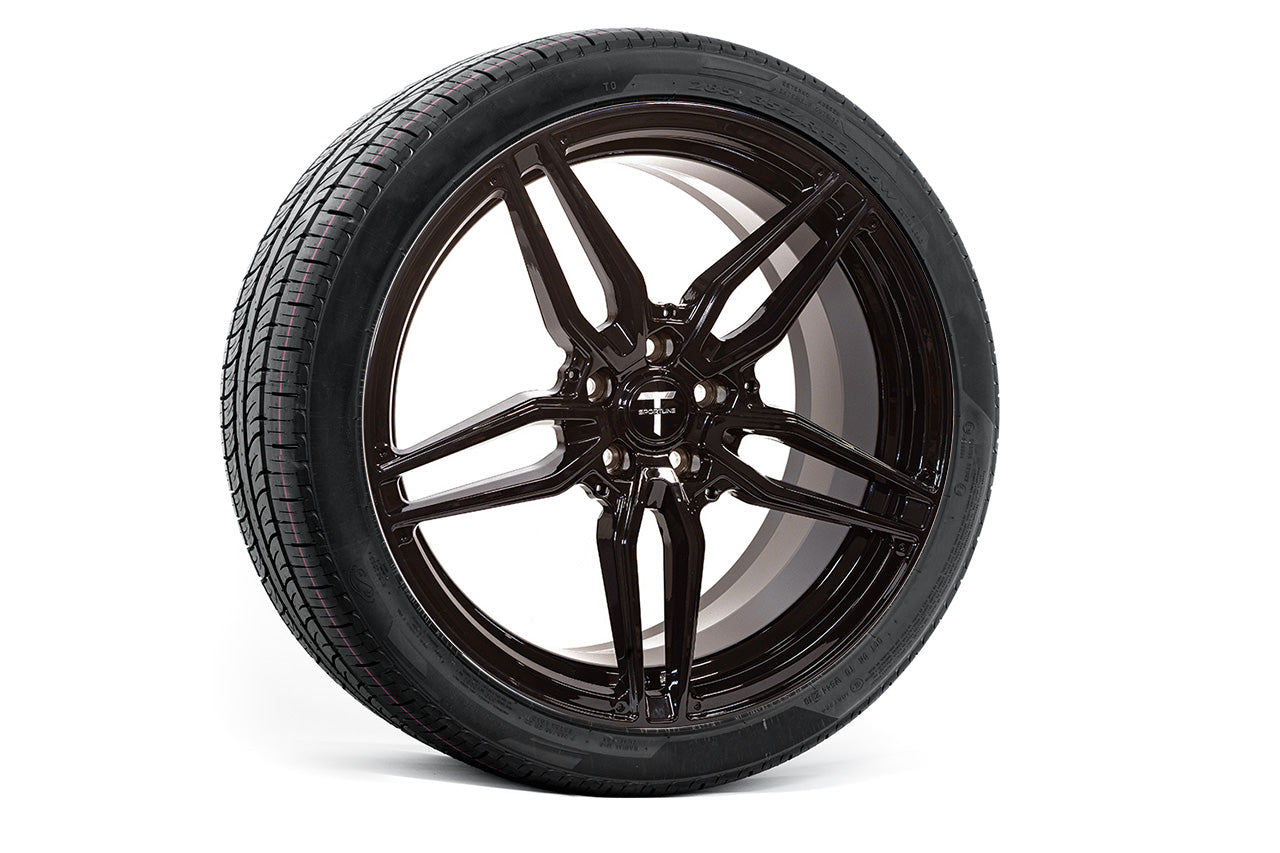 Super Saver Tesla Model X TSA-5 22" Wheel and Tire Package (Set of 4)