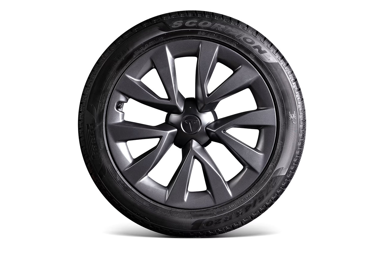 Tesla Model X 20" Cyberstream Wheel and Pirelli Winter Tire Package (Set of 4)