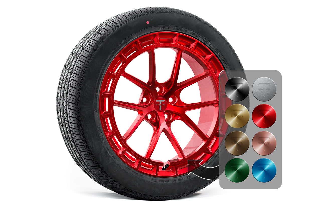 TSW115A 20" Tesla Model X Long Range & Plaid Fully Forged Lightweight Tesla Wheel and Tire Package (Set of 4)