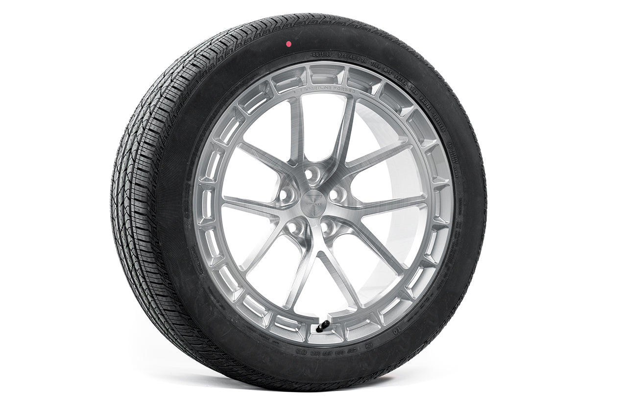 TSW115A 20" Tesla Model X Long Range & Plaid Fully Forged Lightweight Tesla Wheel and Tire Package (Set of 4)