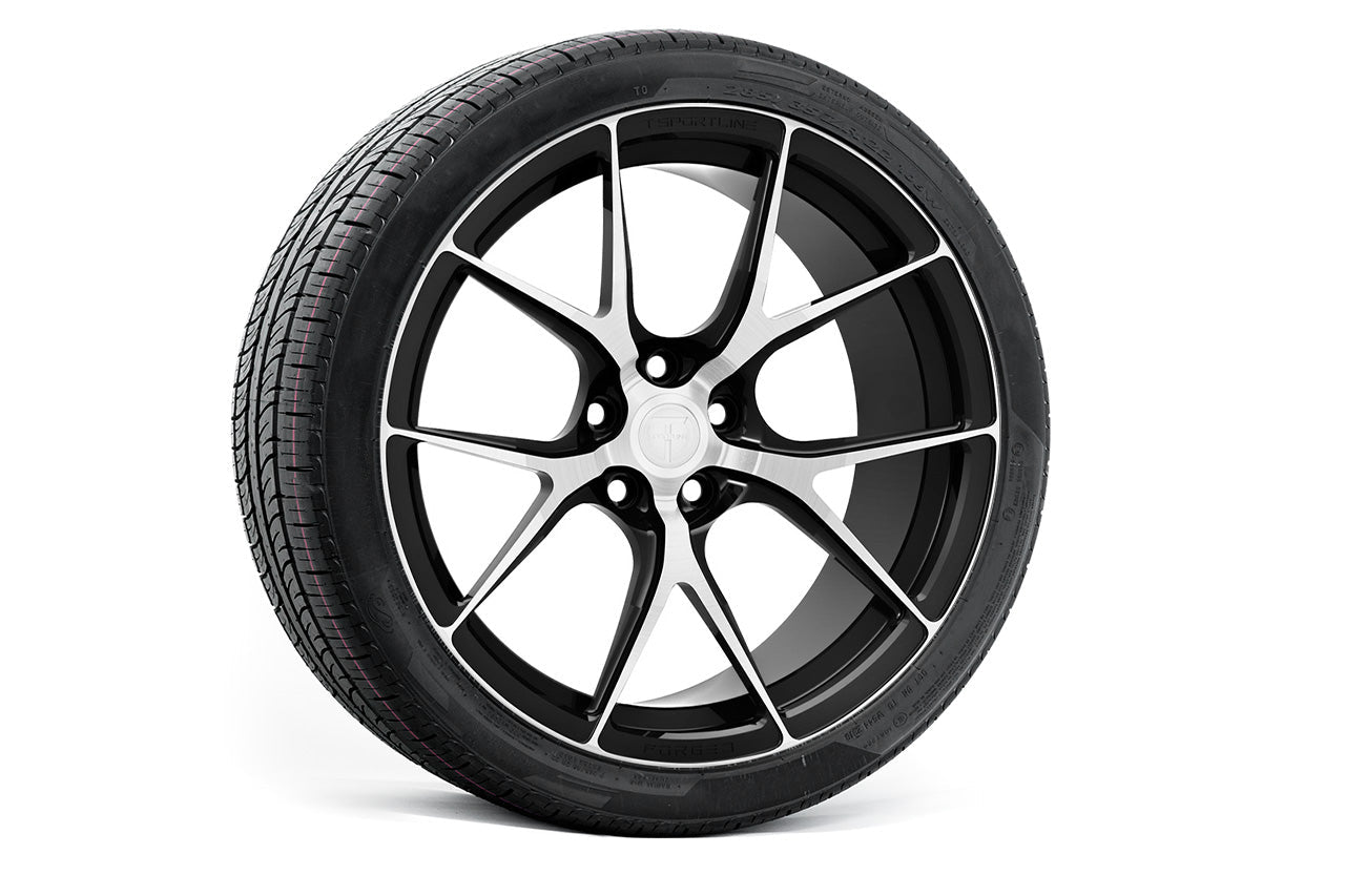 MX115 21" Tesla Model X Long Range & Plaid Wheel and Tire Package (Set of 4)