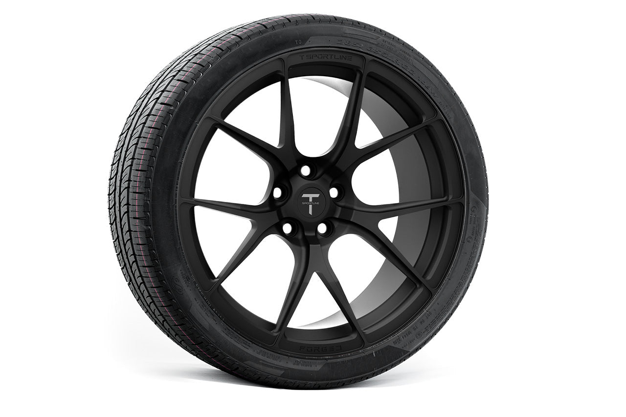 MX115 21" Tesla Model X Long Range & Plaid Wheel and Tire Package (Set of 4)