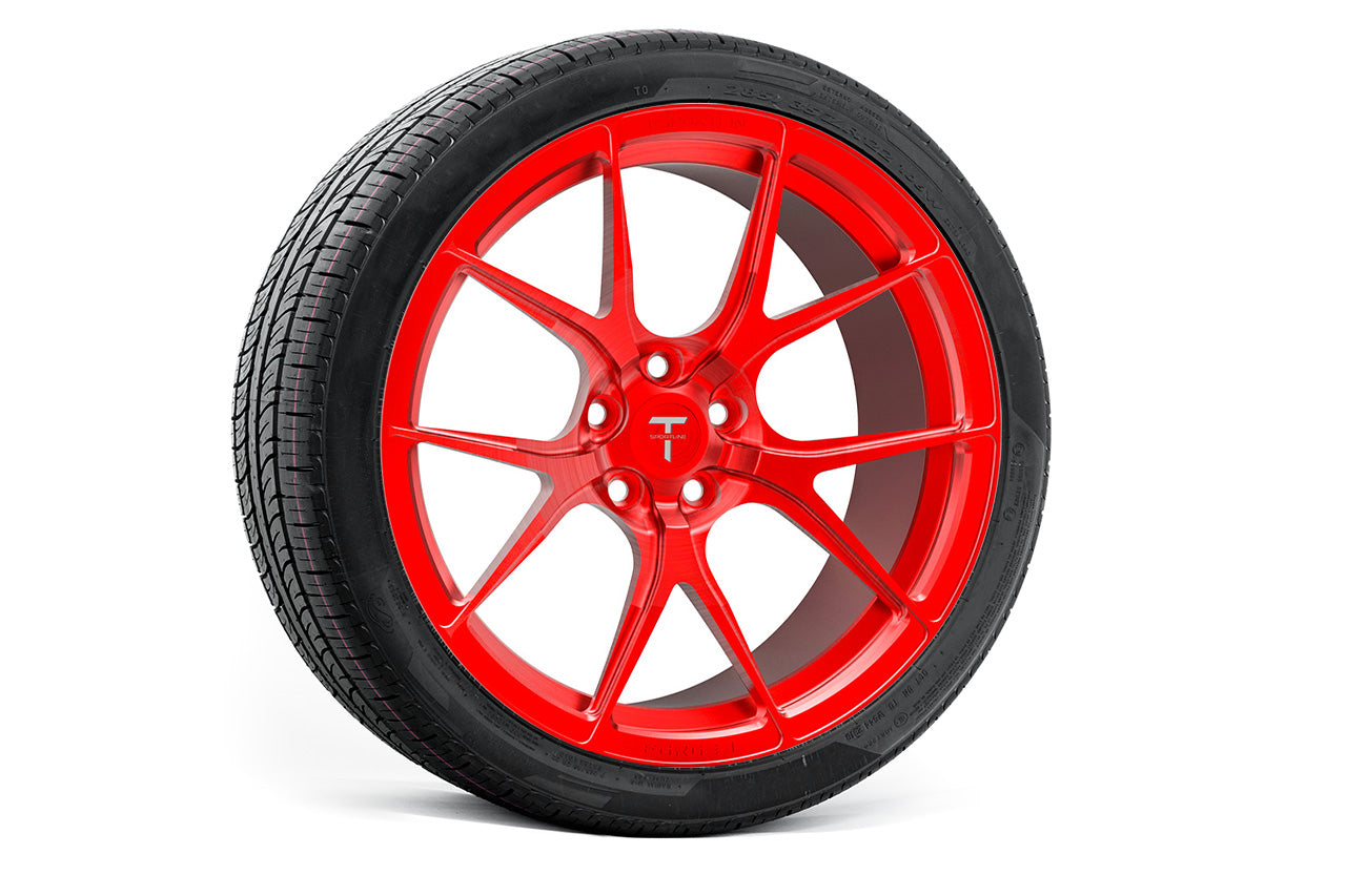 MX115 21" Tesla Model X Long Range & Plaid Wheel and Tire Package (Set of 4)