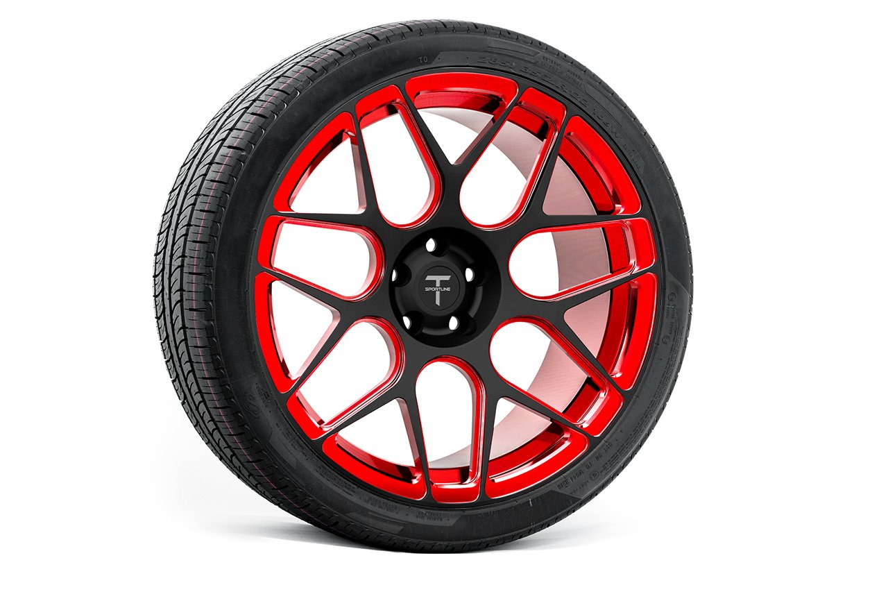 MX117 21" Tesla Model X Wheel and Tire Package (Set of 4)