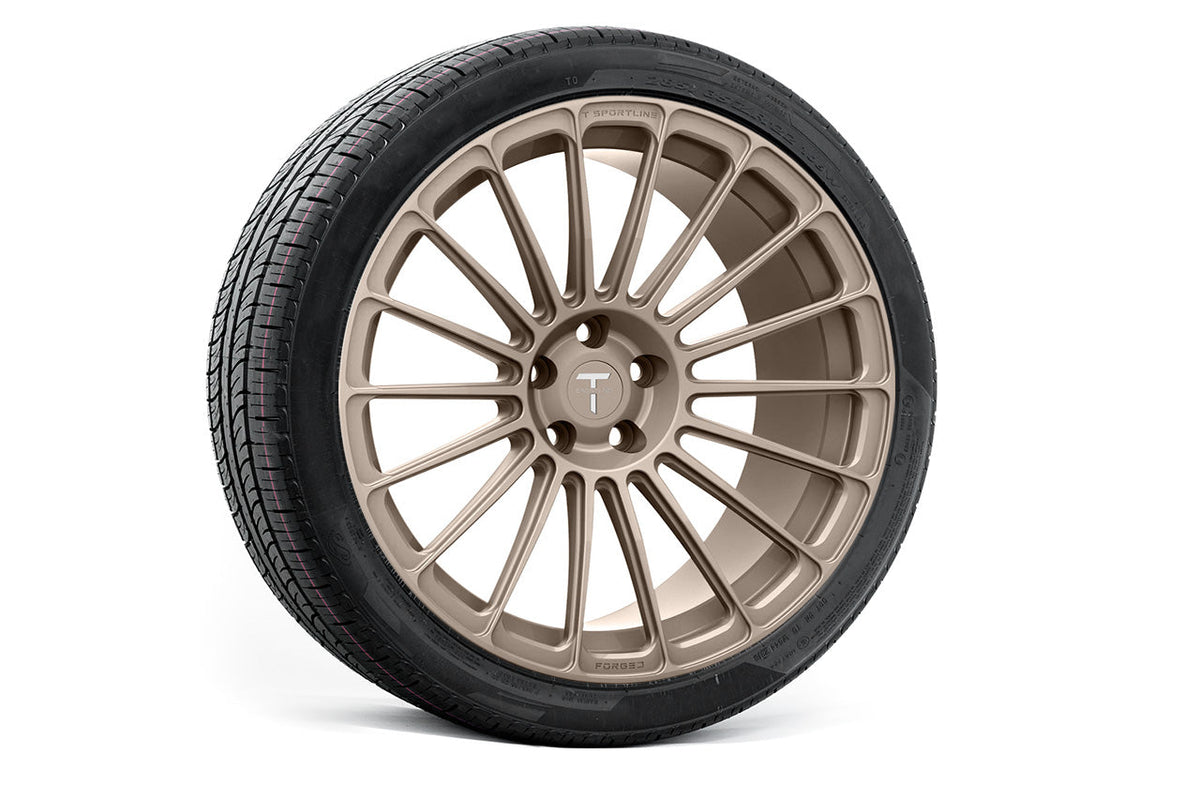 MX118 21&quot; Tesla Model X Long Range &amp; Plaid Wheel and Tire Package (Set of 4)