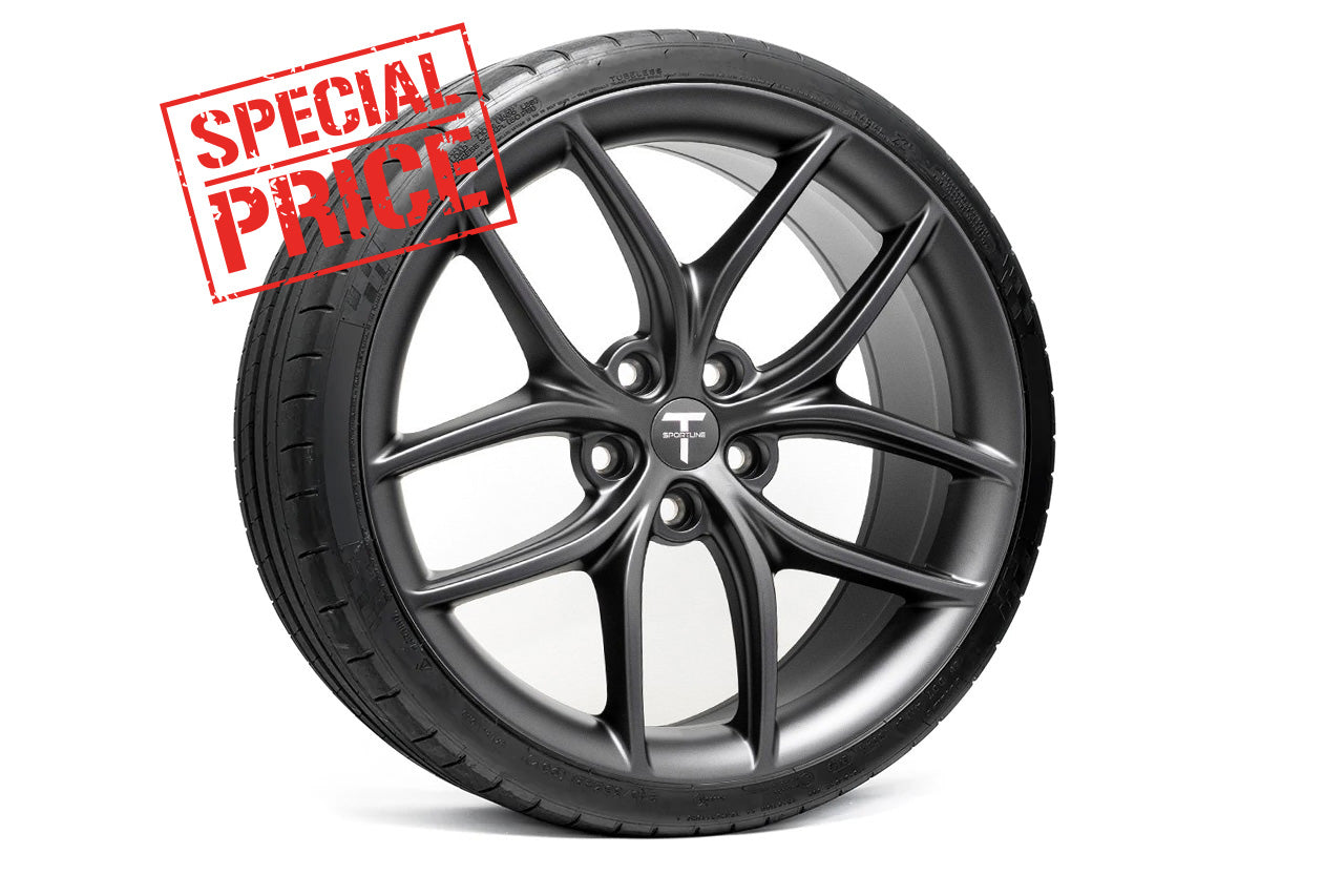 Tesla Model Y TS5 21" Wheel and Tire Package (Set of 4) Open Box Special!