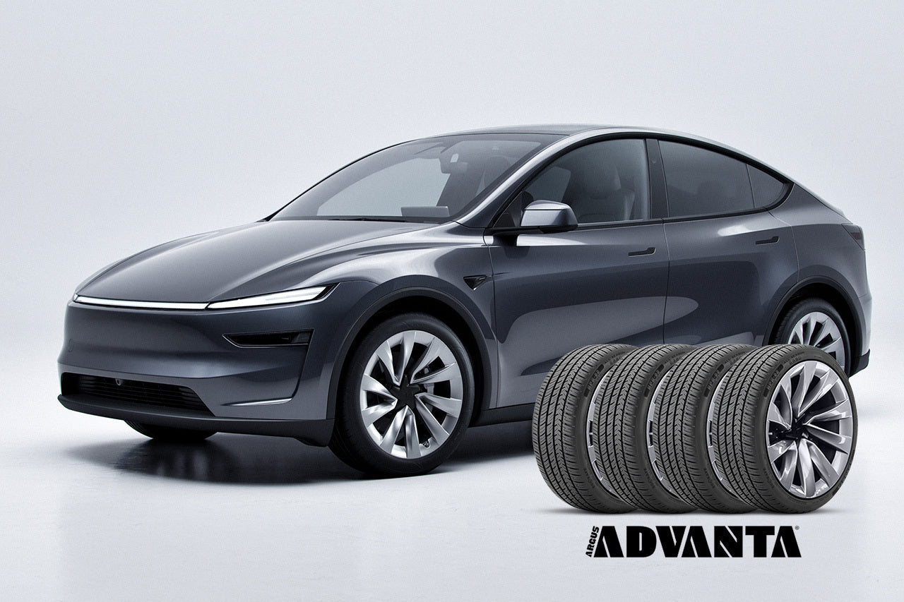 Tesla Model Y - Mounted, Balanced & Installed Set of 4 New Tires (Advanta HPZ-02 All Season Performance)