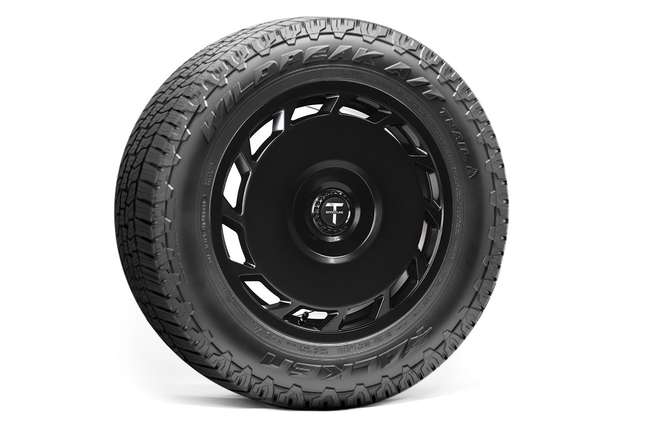 TSA Directional 18" Tesla Model Y Overland Adventure Wheel And Tire Package (Set Of 4)