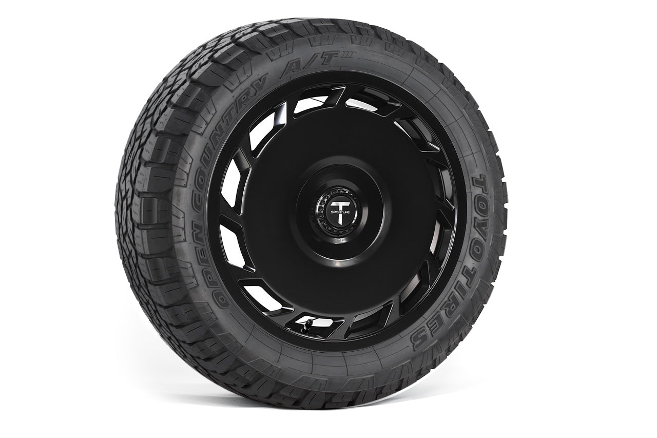 TSA Directional 18" Tesla Model Y Overland Adventure Wheel And Tire Package (Set Of 4)