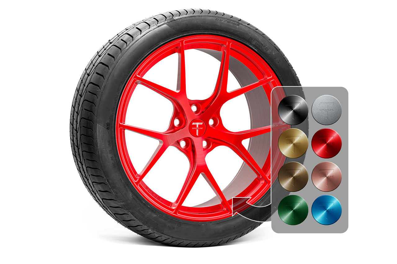 TXL115 20" Tesla Model S Long Range & Plaid Fully Forged Lightweight Tesla Wheel and Tire Package (Set of 4)