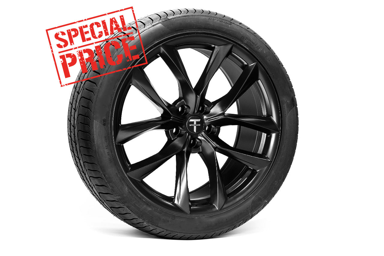 Tesla Model S Long Range & Plaid TSS 20" Wheel and Tire Package (Set of 4) Overstock Blowout Special!