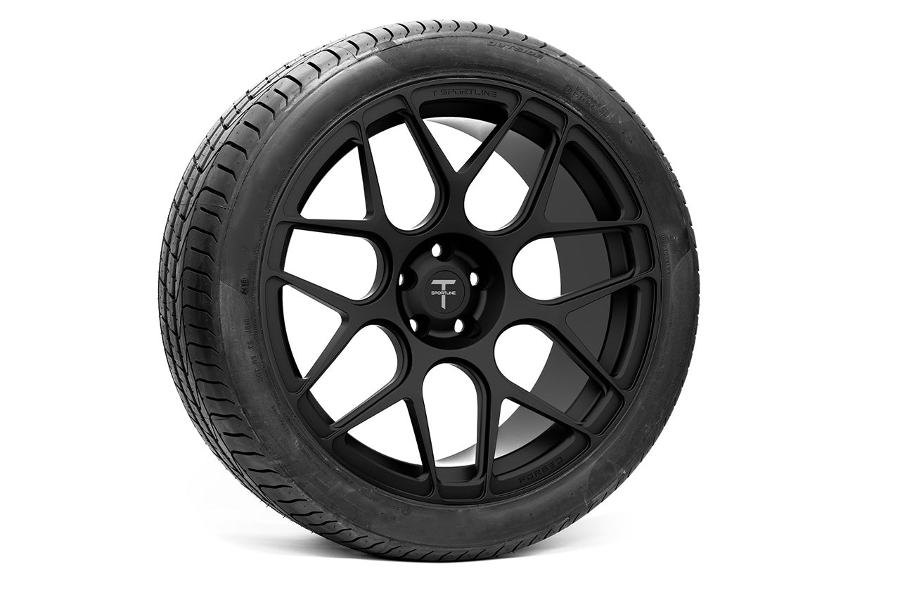 TS117 20" Tesla Model S Long Range & Plaid Wheel and Tire Package (Set of 4)