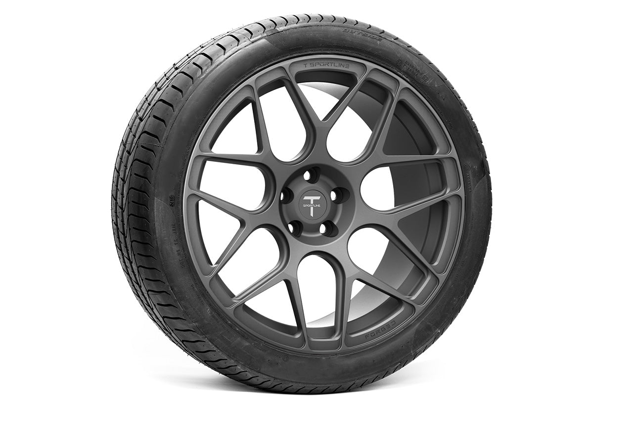 TS117 20" Tesla Model S Long Range & Plaid Wheel and Tire Package (Set of 4)