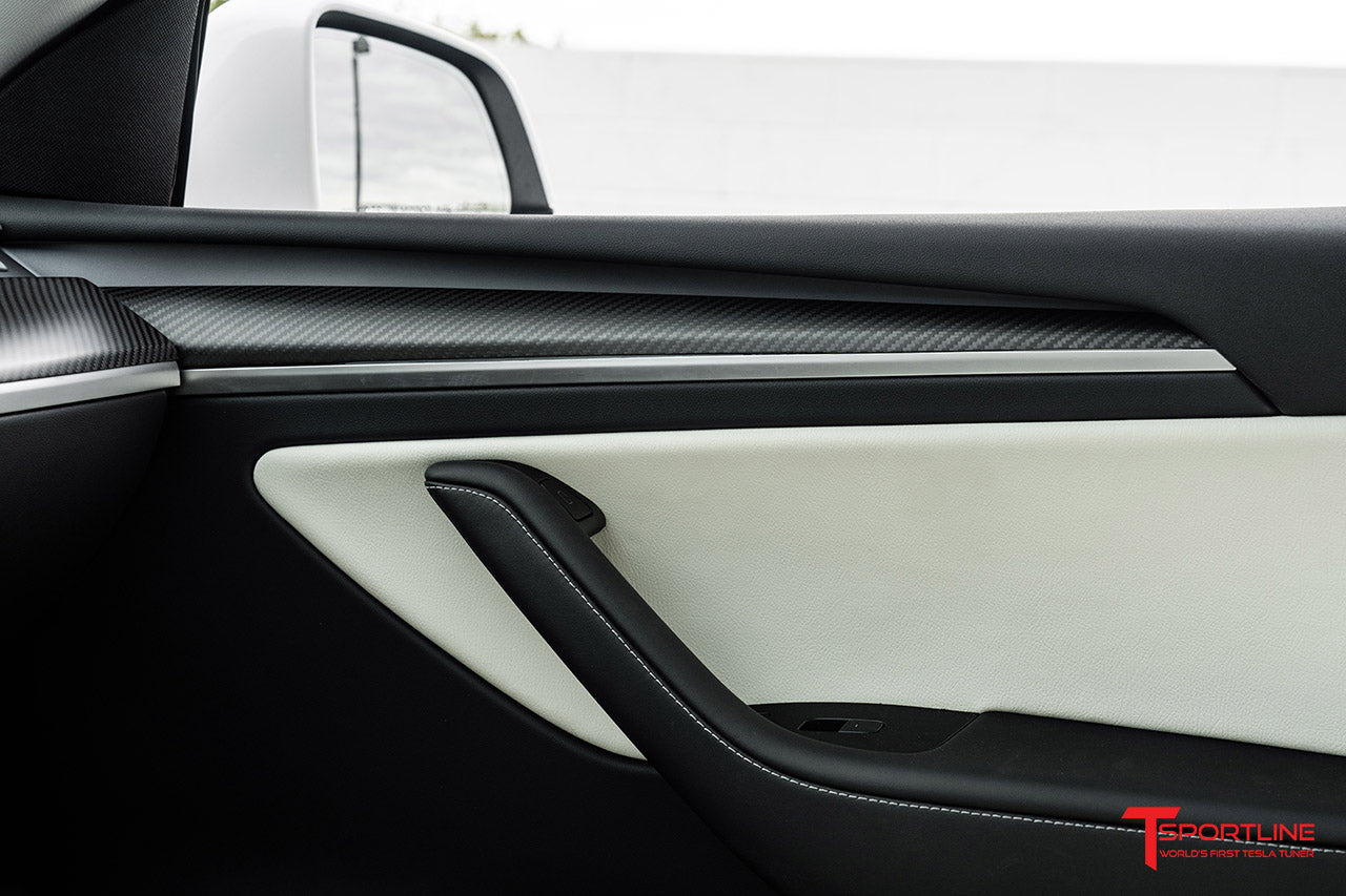 Tesla Model Y 5 Seat Interior Upgrade Kit - Insignia Design - Perforated