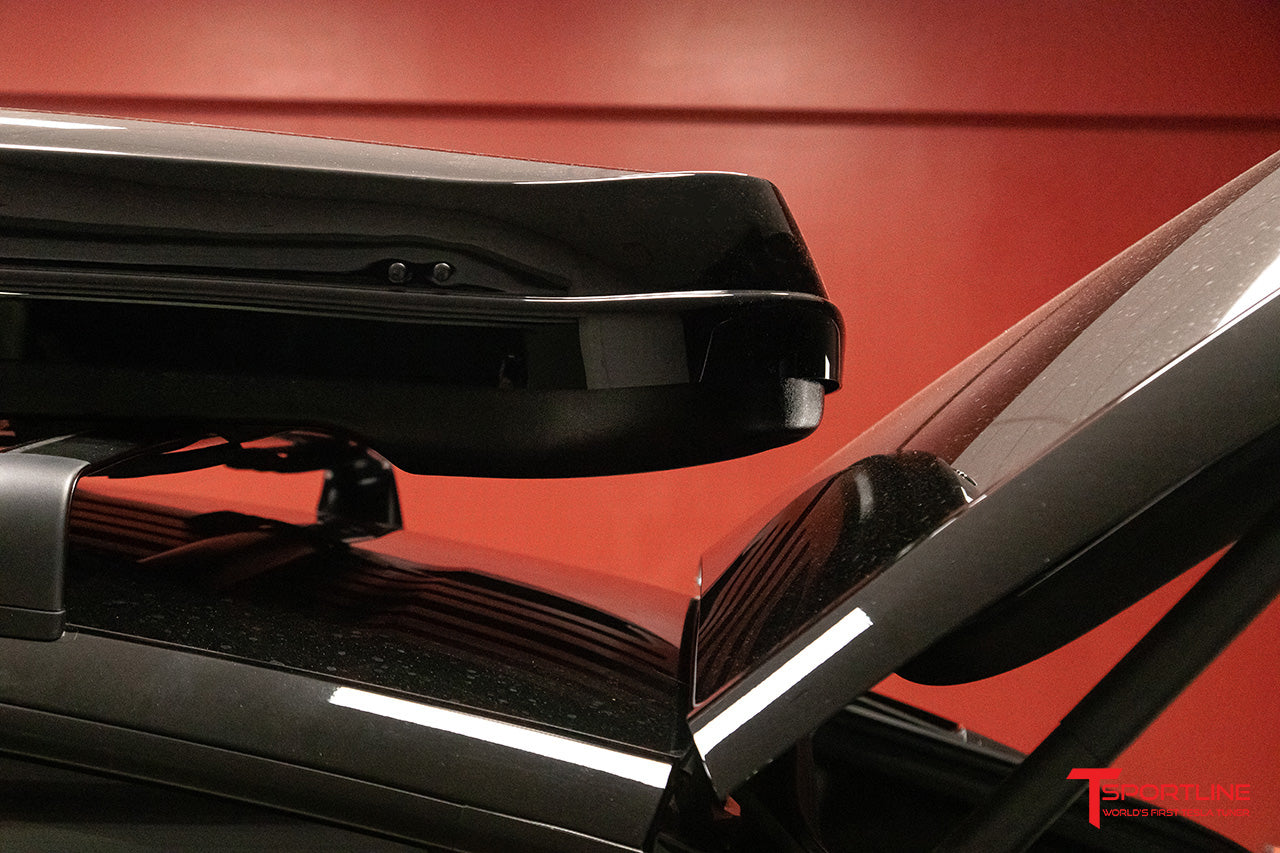 Yakima GrandTour Lo Premium High Gloss Low Profile Roof Top Cargo Box for Tesla Model 3 / Y / S