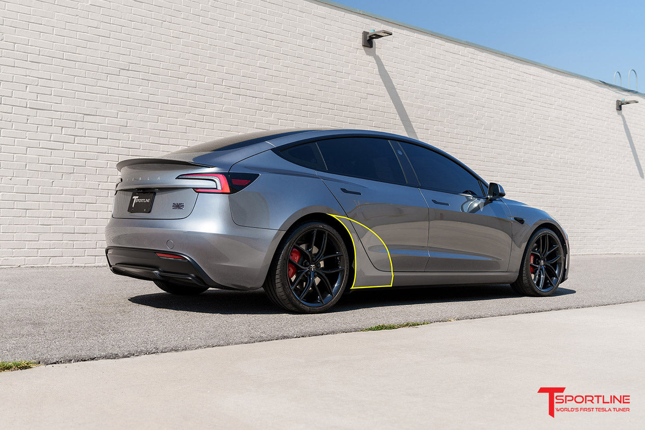 Tesla Model 3 / Y DIY Paint Protection Film (PPF) Kit for Rear Door / Quarter Rocker Panels