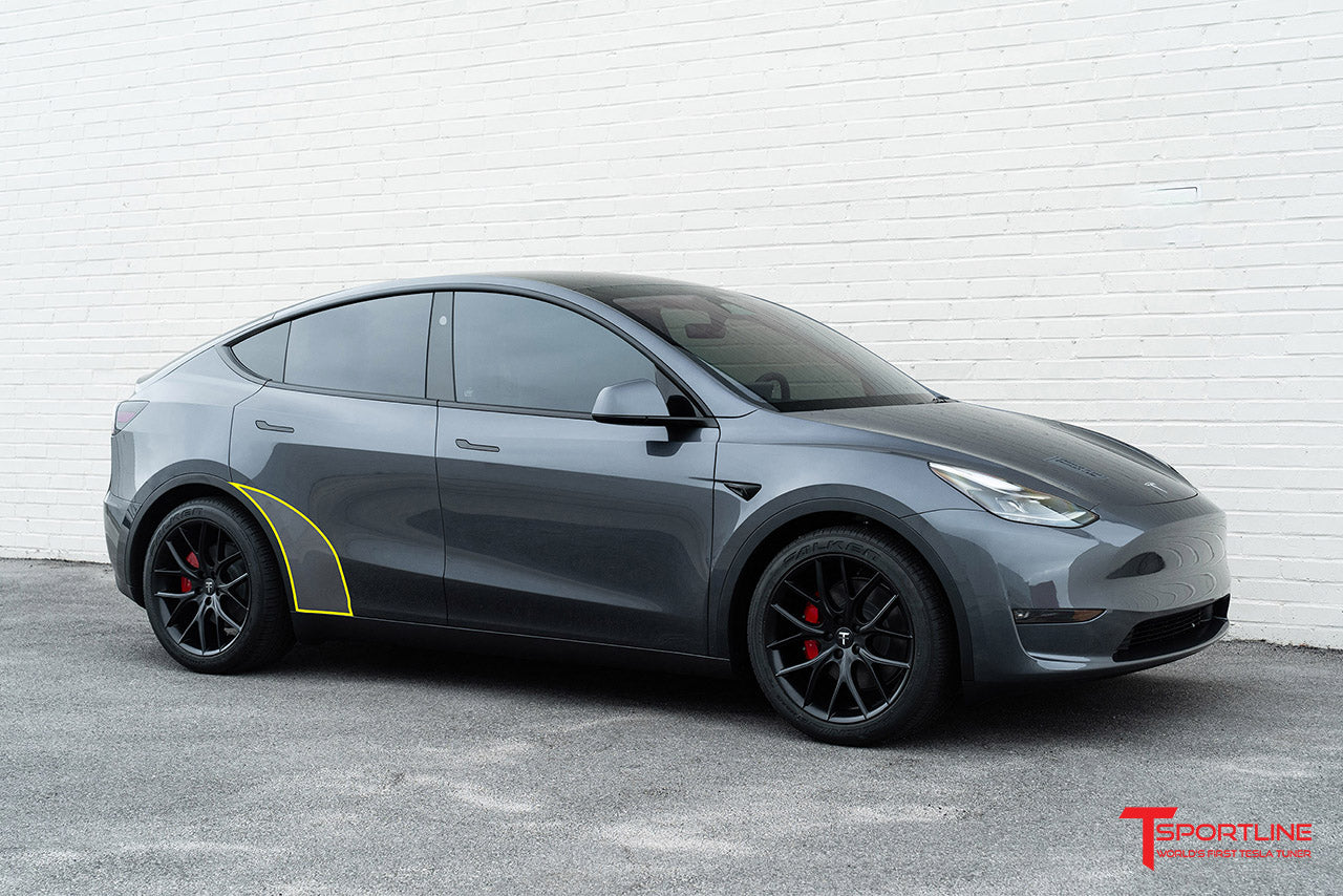 Tesla Model 3 / Y DIY Paint Protection Film (PPF) Kit for Rear Door / Quarter Rocker Panels