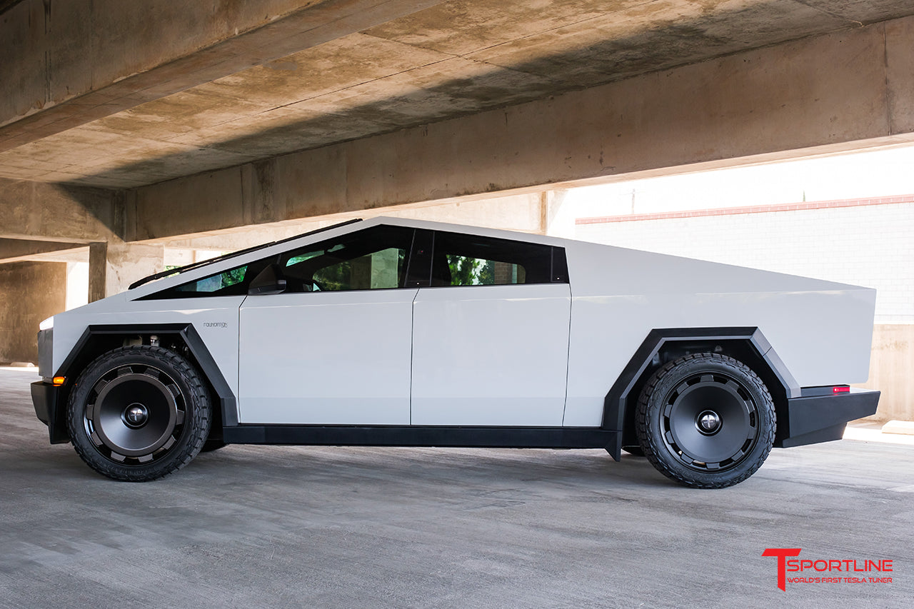 CTM 24" Tesla Cybertruck Fully Forged Monoblock Tesla Wheel and Tire Package (Set of 4)