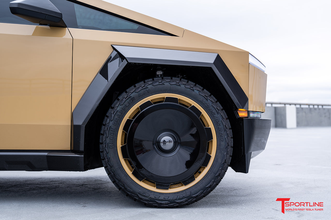 CTM 24" Tesla Cybertruck Fully Forged Monoblock Tesla Wheel (Set of 4)