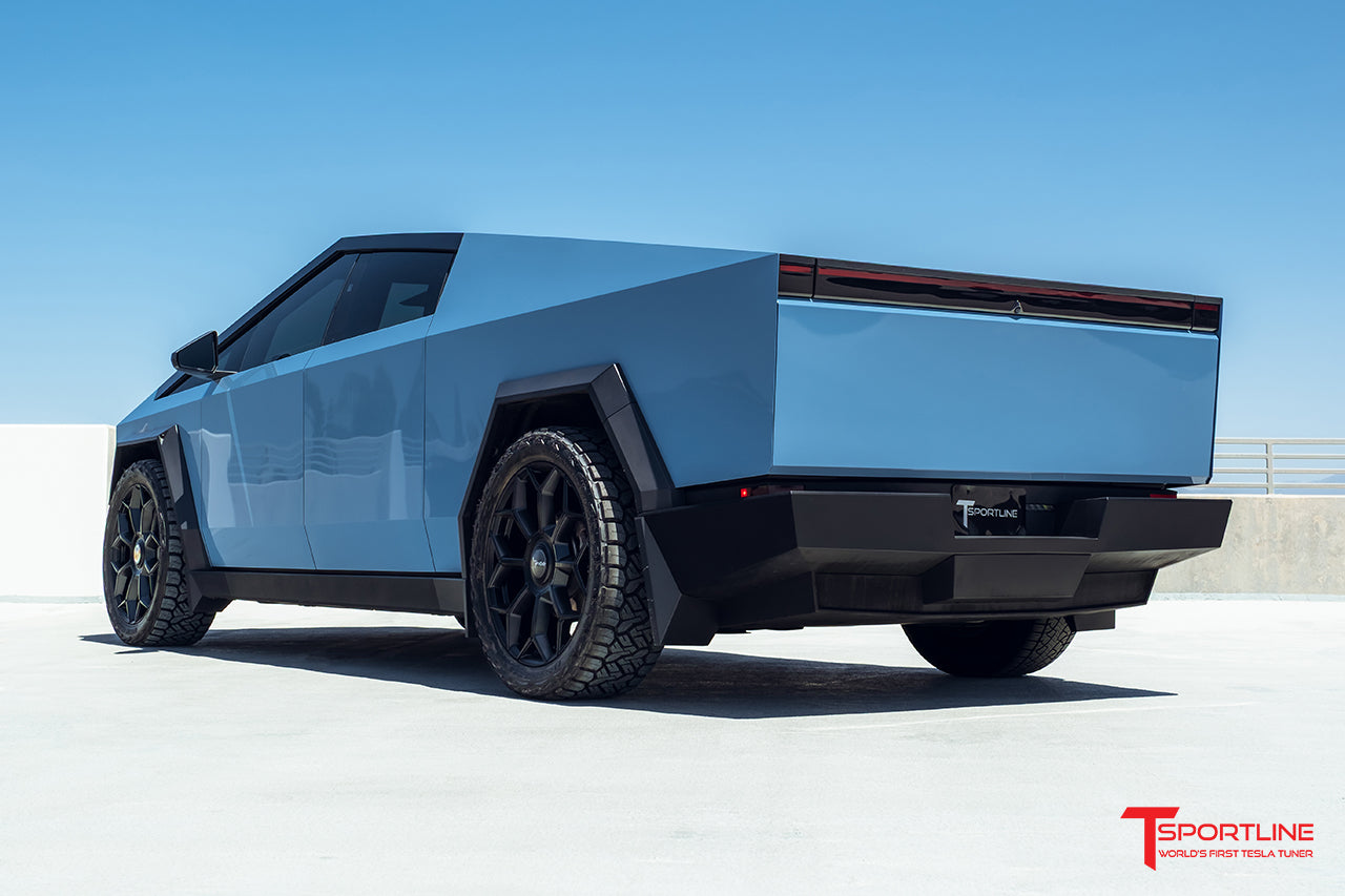 tmaxx-gloss-seabreeze-blue-tesla-cybertruck-24-inch-aftermarket-wheels-satin-black-tc8-wm-3