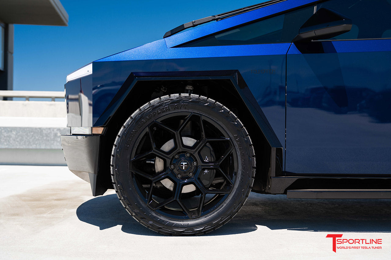 CT7 24" Tesla Cybertruck Fully Forged Lightweight Tesla Wheel (Set of 4)