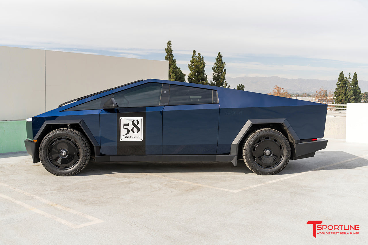 CTM 22" Tesla Cybertruck Fully Forged Monoblock Tesla Wheel and Tire Package (Set of 4)