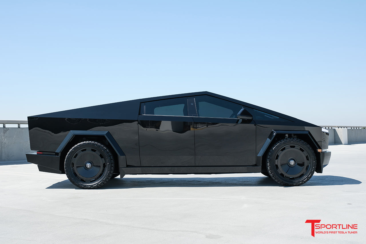 CTM 24" Tesla Cybertruck Fully Forged Monoblock Tesla Wheel and Tire Package (Set of 4)