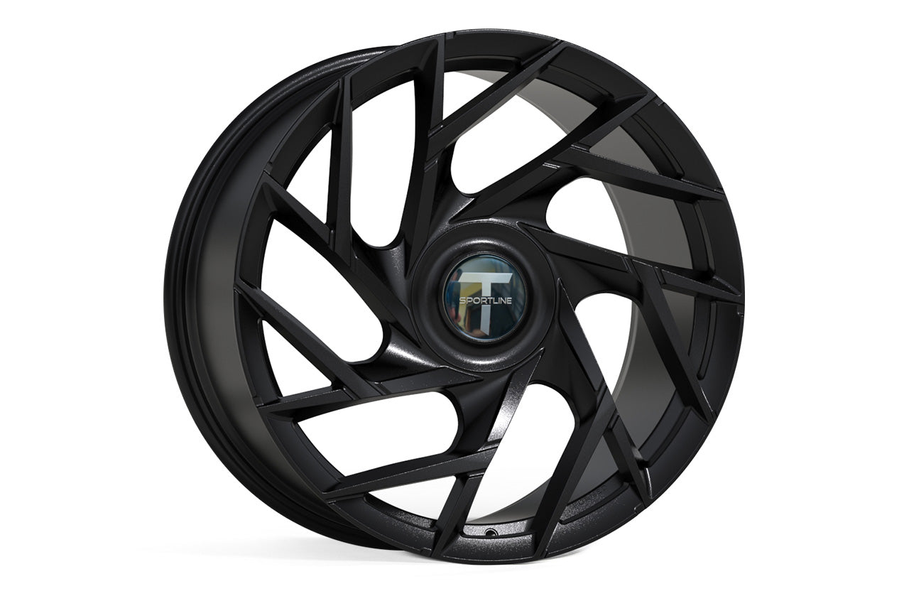 TS117D 21" Superwide Tesla Model S Plaid & Long Range Fully Forged Lightweight Tesla Wheels and Tire Packages