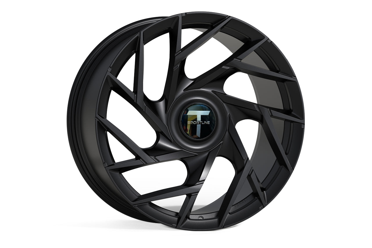 TS117D 21" Superwide Tesla Model S Plaid & Long Range Fully Forged Lightweight Tesla Wheels and Tire Packages
