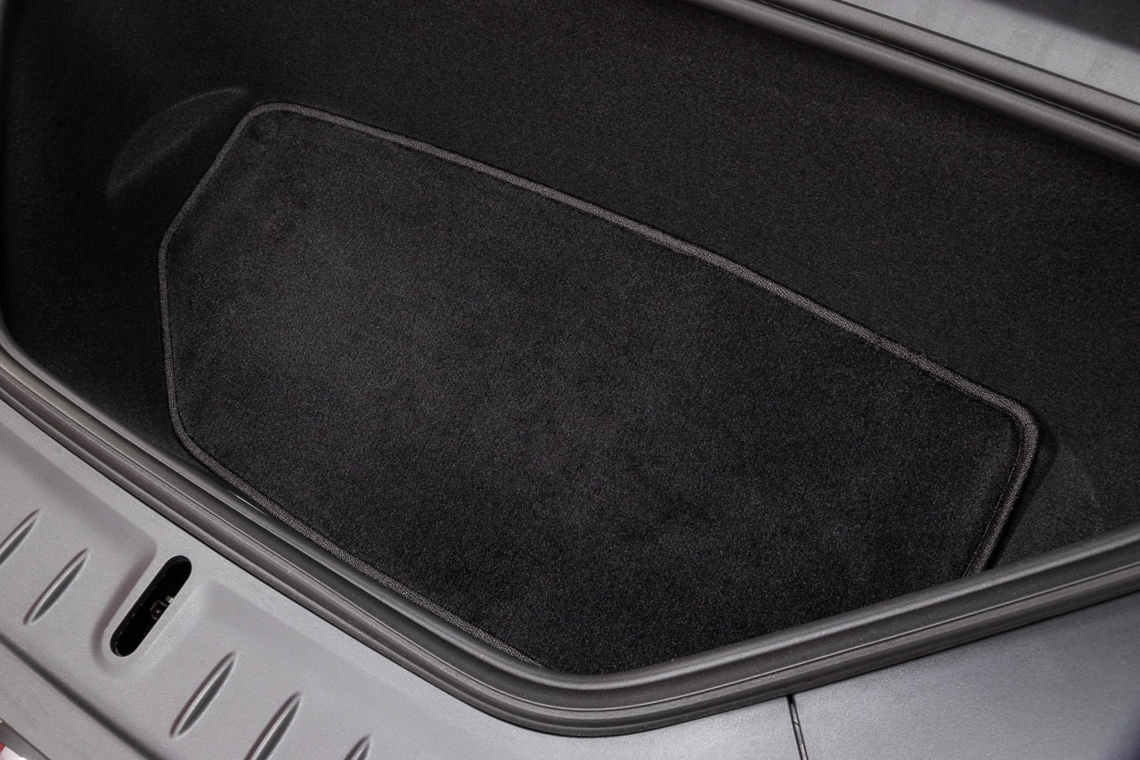 Tesla Model S Plaid & Long Range Precision Fit Customizable Premium 28oz Carpet Floor & Cargo Mats, 2021-Present