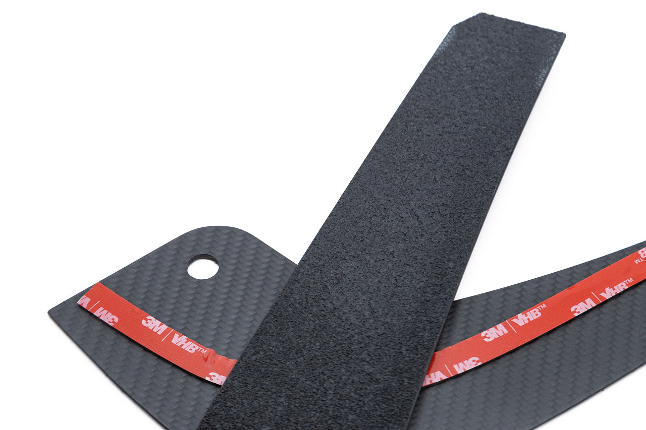 Tesla Model S Carbon Fiber Mud Flaps (Set of 4) - Updated Design