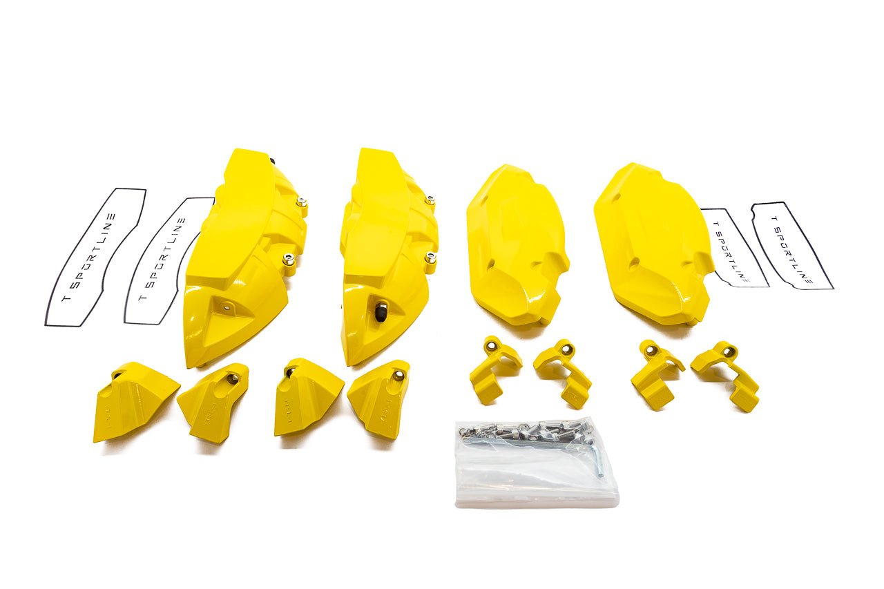 OPEN BOX SPECIAL! Tesla Model 3 / Y Brake Caliper Cover Set - Performance Look - Precision Fit Die Cast Bolt-on