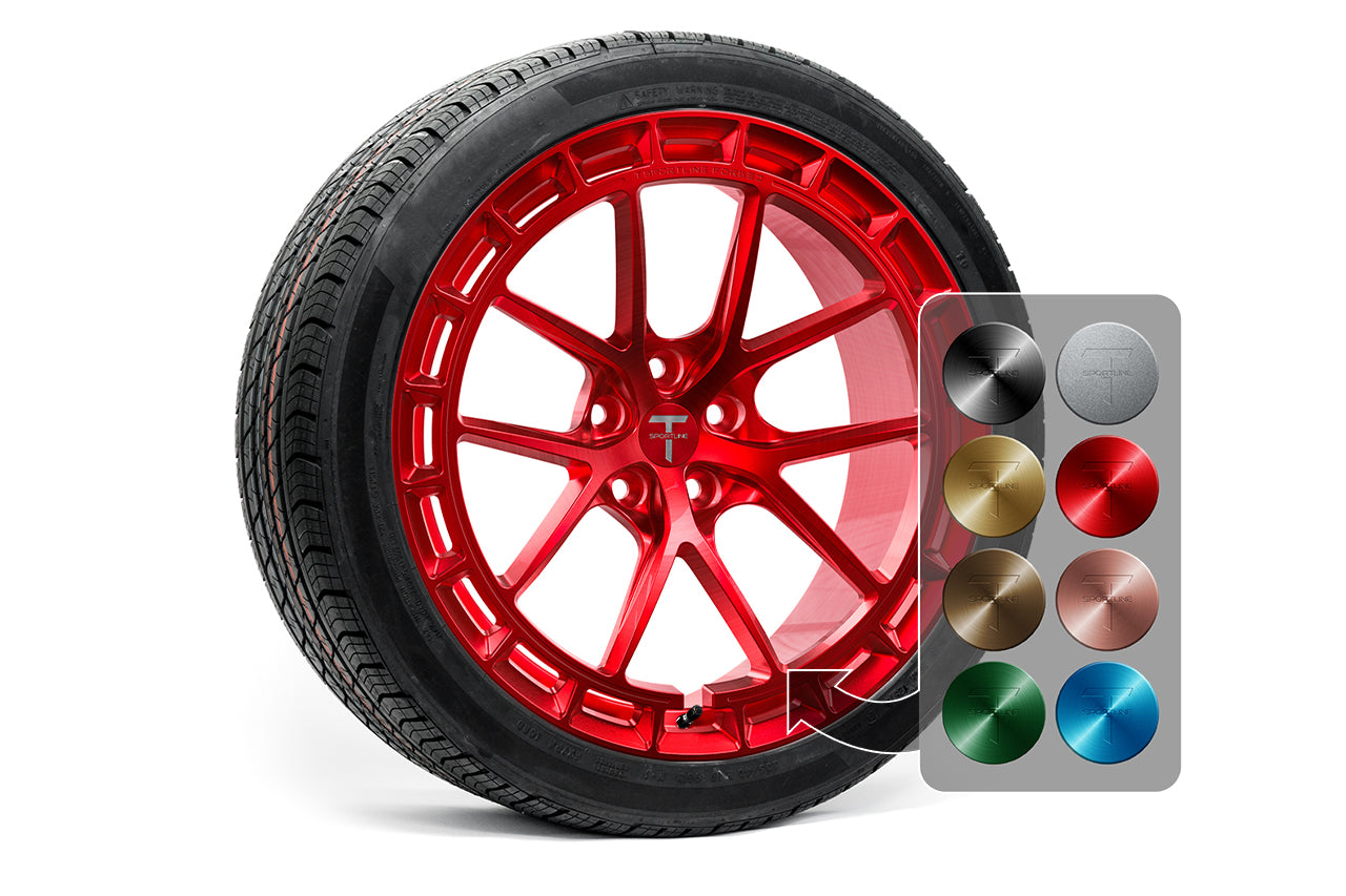 TSW115A Aero 19" Superwide Tesla Model 3 Fully Forged Lightweight Tesla Wheel and Tire Package (Set of 4)