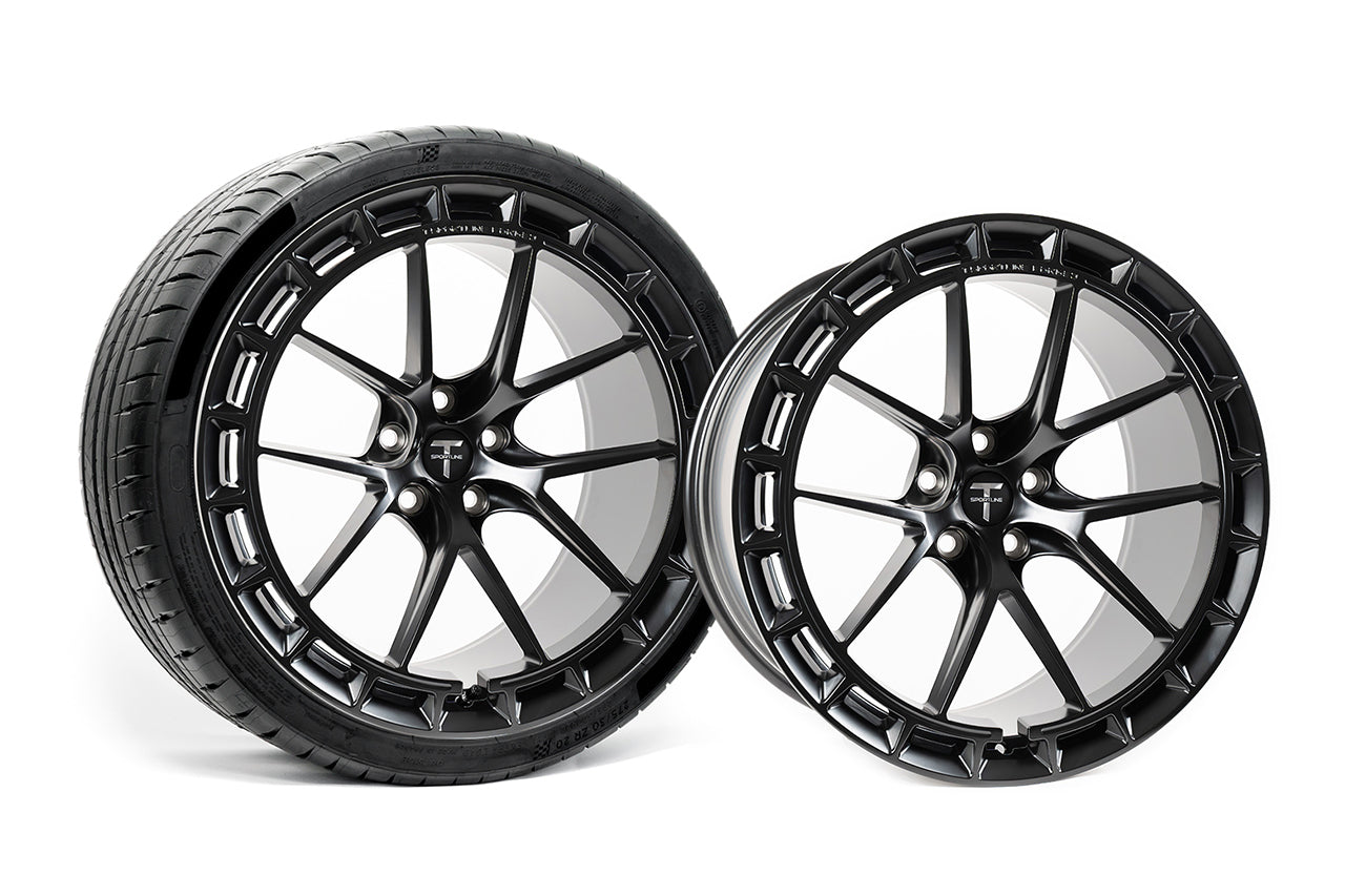 TSW115A Aero 20" Superwide Tesla Model 3 Fully Forged Lightweight Tesla Wheel and Tire Package (Set of 4)