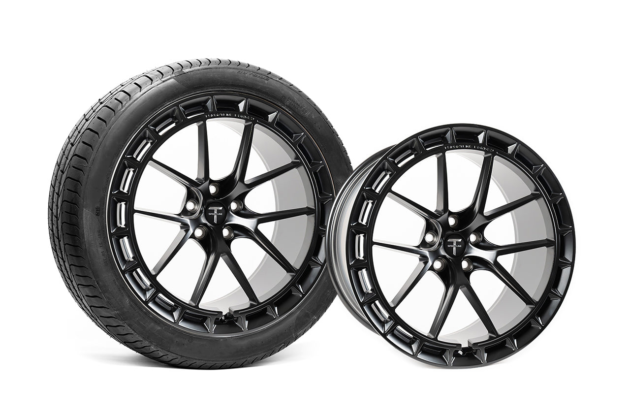 TSW115A Aero 20" Superwide Tesla Model S Plaid & Long Range Fully Forged Lightweight Tesla Wheel and Tire Package (Set of 4)