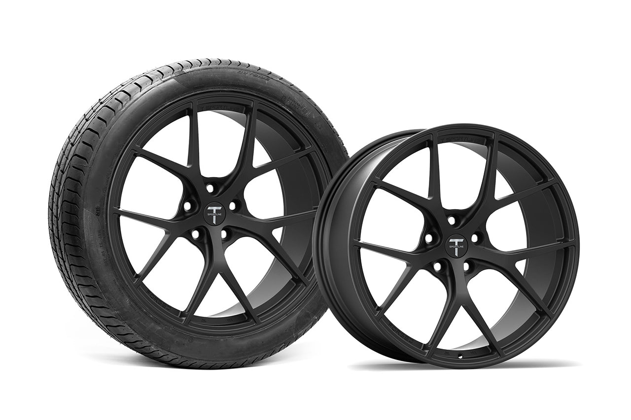 TXL115 20" Tesla Model Y Fully Forged Lightweight Tesla Wheel and Tire Package (Set of 4)