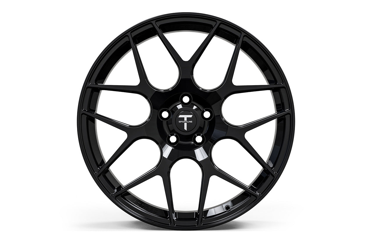 TXL117 21" Tesla Model S Plaid & Long Range Fully Forged Lightweight Tesla Wheel and Tire Package (Set of 4)