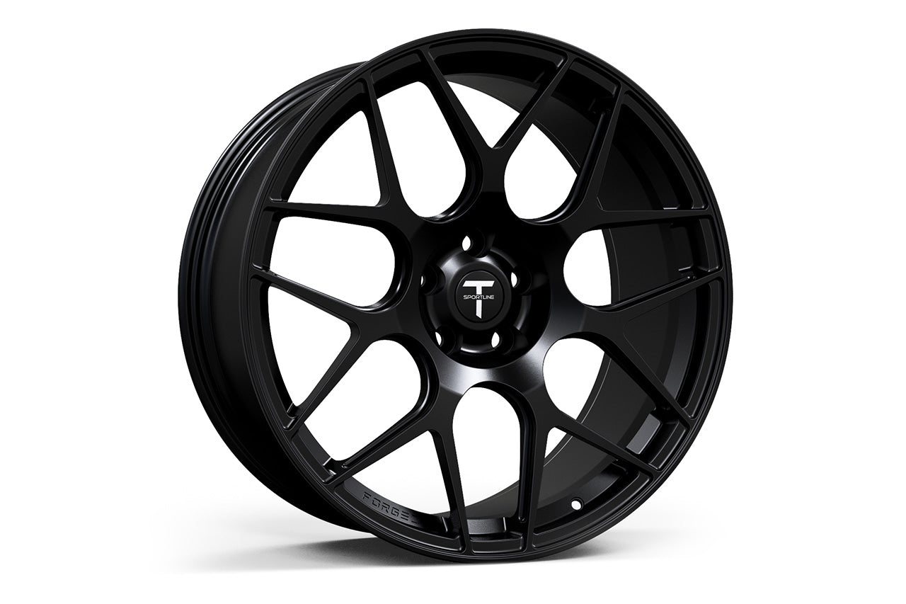 TXL117 21" Tesla Model S Plaid & Long Range Fully Forged Lightweight Tesla Wheel and Tire Package (Set of 4)